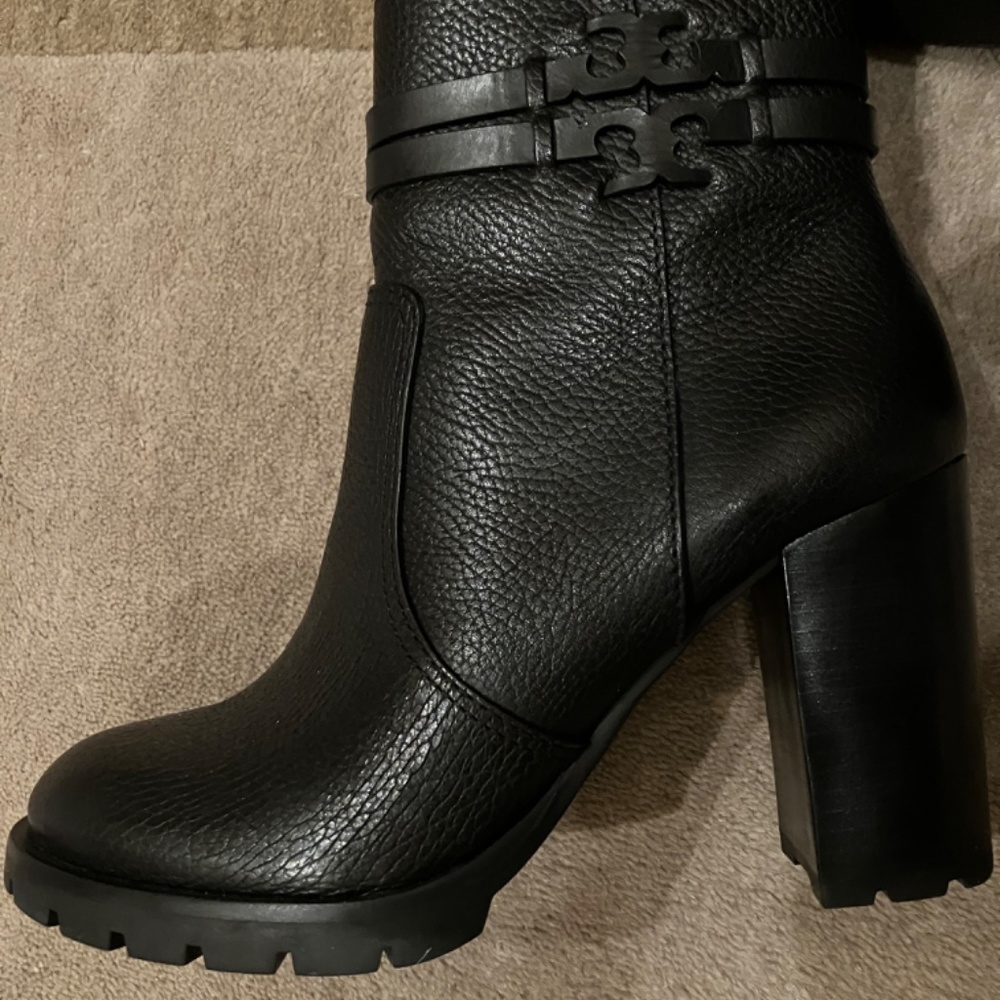 Tory Burch Black Ankle Boots - Picture 3 of 7